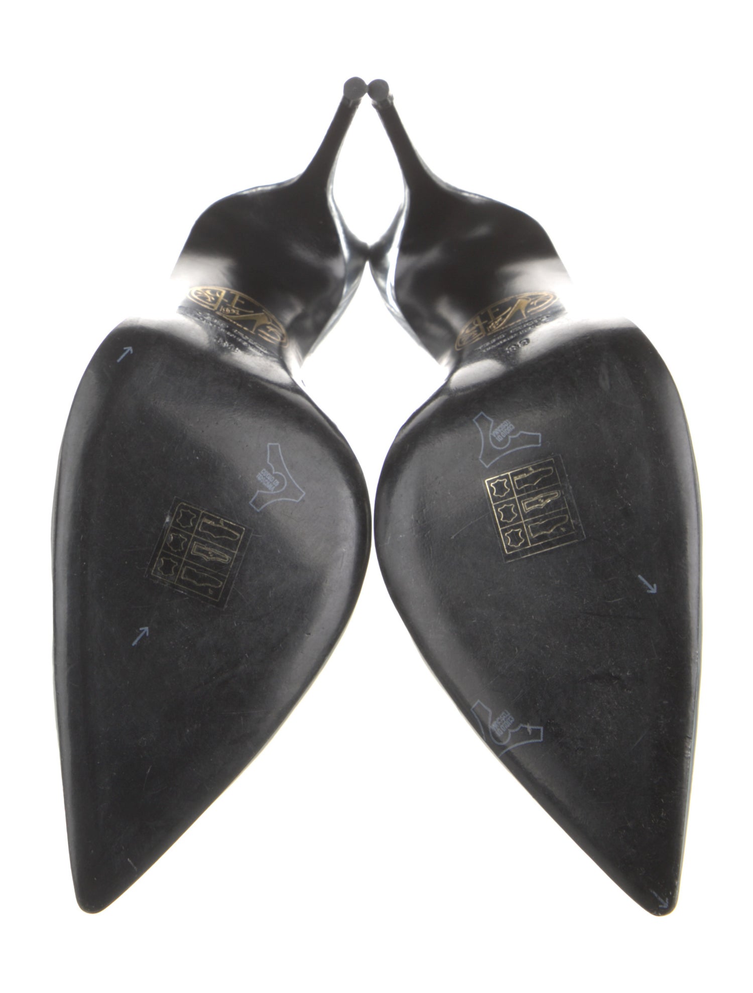 Maison Ernest Patent Leather Mules